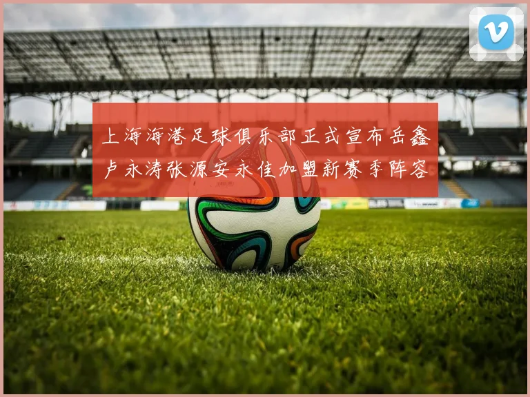 上海海港足球俱乐部正式宣布岳鑫卢永涛张源安永佳加盟新赛季阵容更新